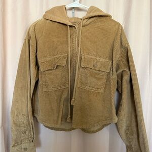 American Eagle Outfitters Brown Corduroy Utility Jacket